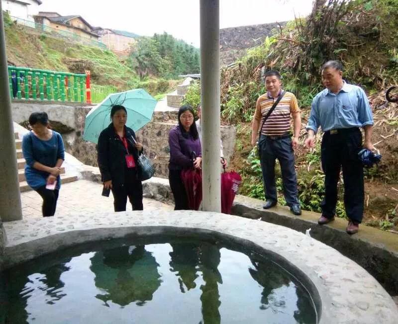 ▲连南县政协常委在大坪镇视察美丽乡村建设。