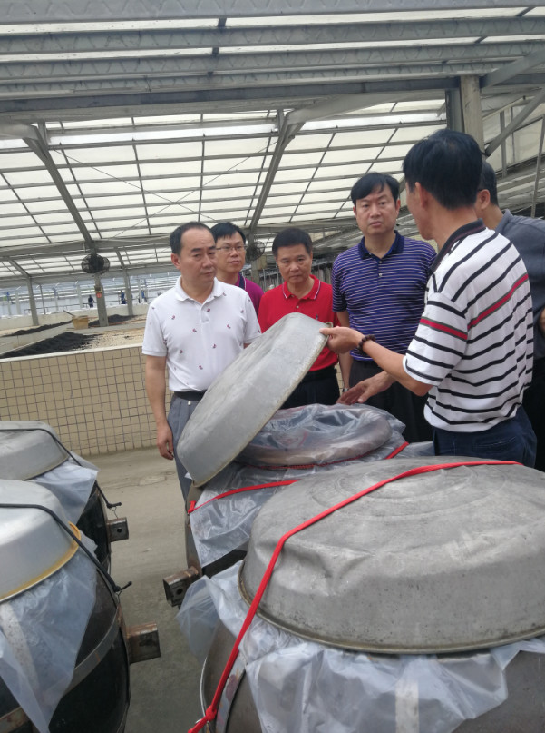 考察组一行参观广东阳帆食品有限公司