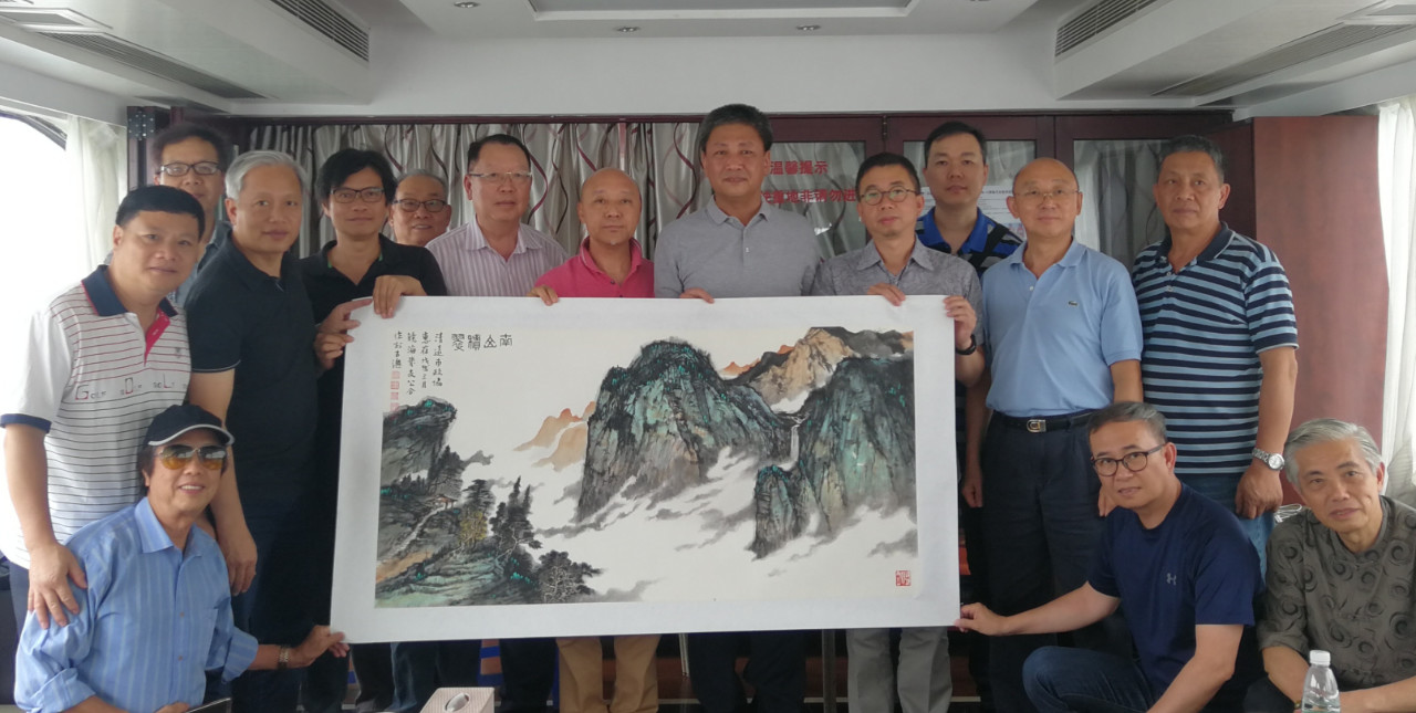 2018-5-8  澳门文化界人士到清远考察，进行文化艺术交流