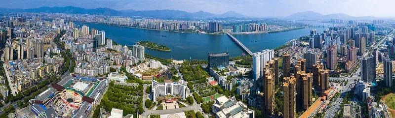 ▲航拍清远 （吴明 摄）