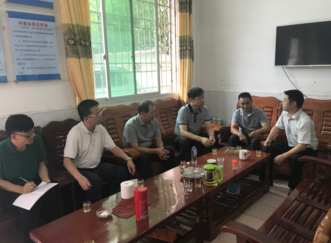 市政协副主席肖文到连州铁坑村检查指导精准扶贫工作（1）