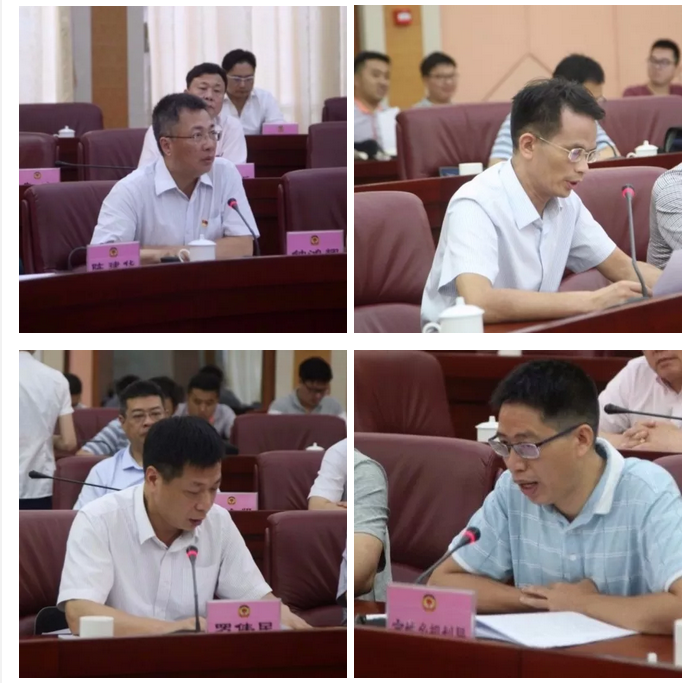 政协常委、专题调研组成员围绕主题作议政发言