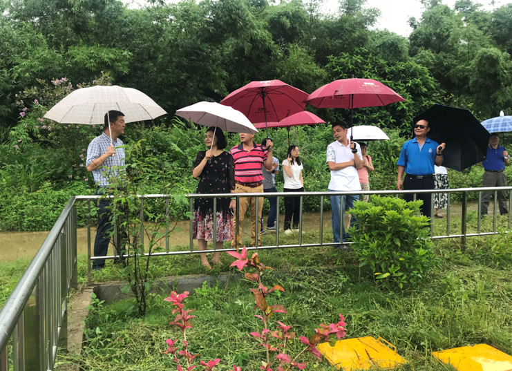 考察污水处理厂